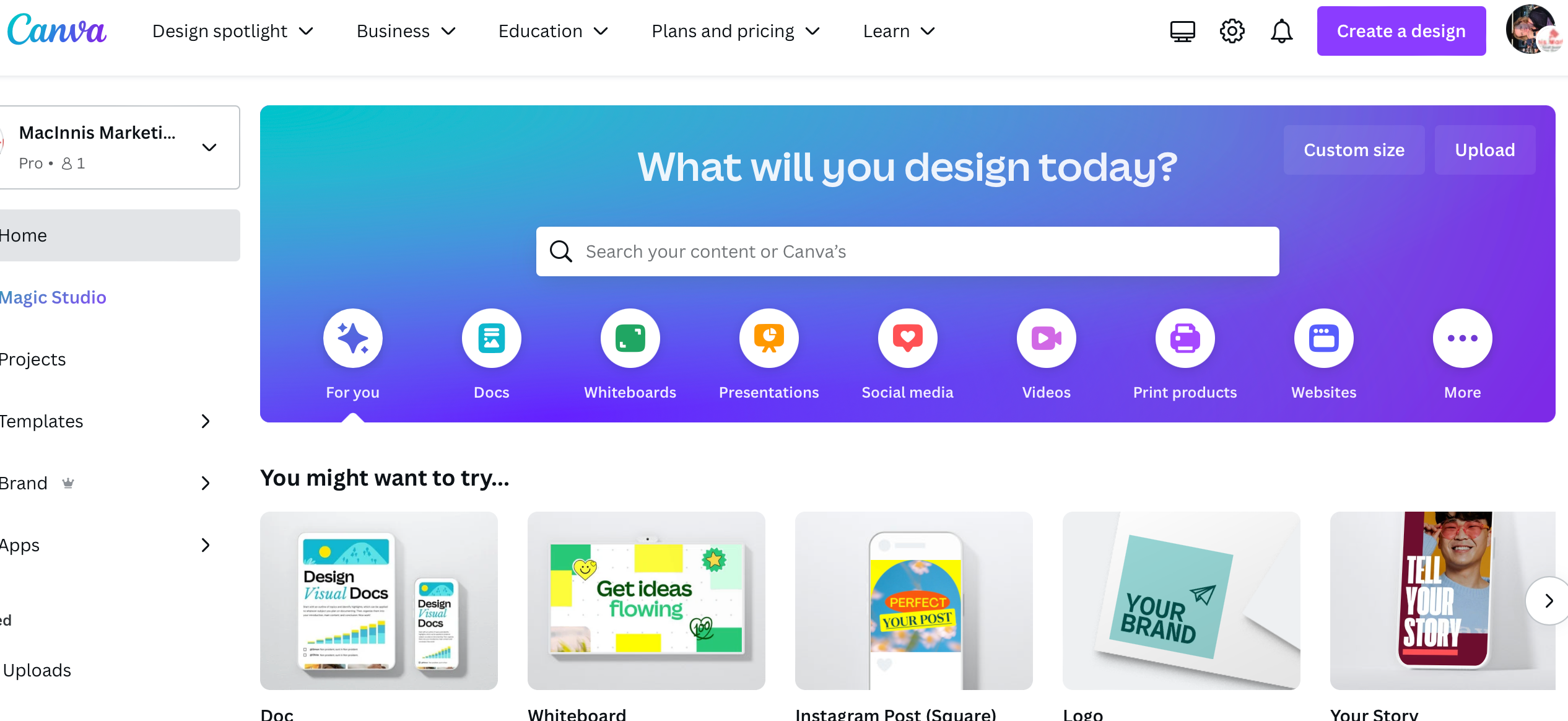 Use Canva to create a consistent brand presence Use Canva to create a consistent brand presence